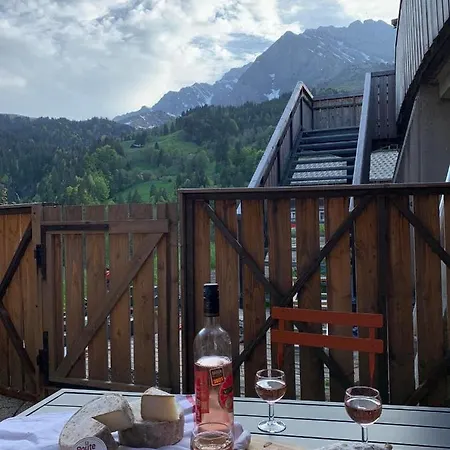 公寓 Terrasse Sur Les Aravis 拉格利塔兹